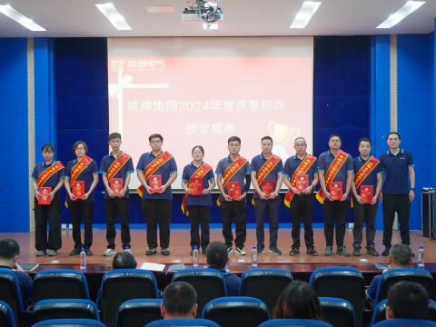 Z6尊龙凯时电气集团召开2024年度质量月总结赞美大会