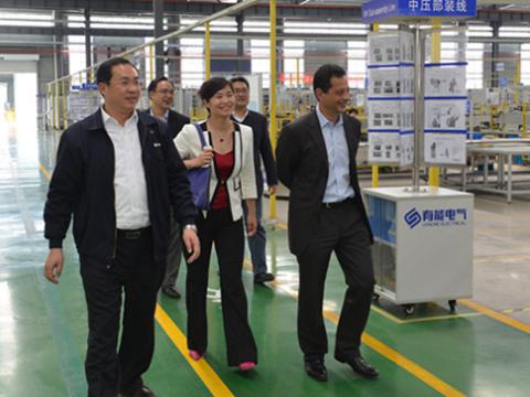 通用电气GE副总裁光临有能集团调查